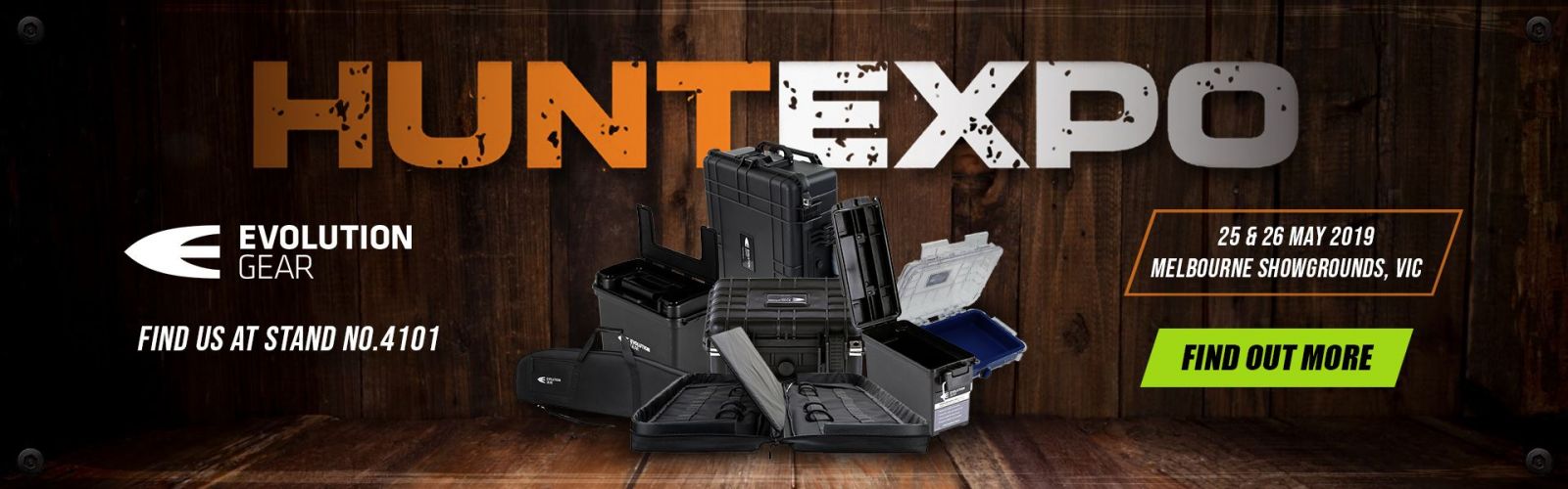 Visit Evolution Gear Stand at the Hunt Expo 2019